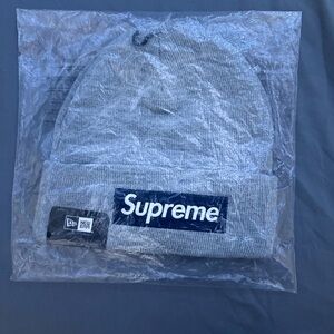 Supreme Light Gray Beanie